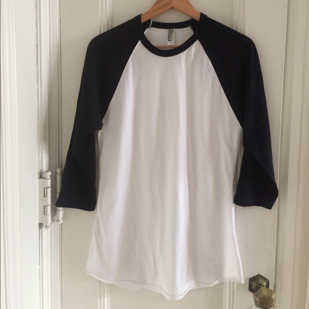 American Apparel 3/4 Sleeve Unisex T-Shirt
